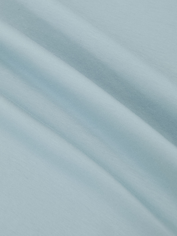 Reiss Powder Blue Count Air-Water Cotton Tailored-Fit T-Shirt - Image 6 of 6 Reiss Powder Blue Count Air-Water Cotton Tailored-Fit T-Shirt - Image 6 of 6