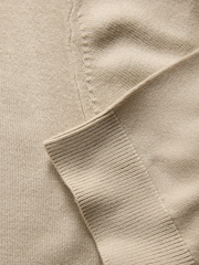 The Set Soft Knit T-Shirt and Trouser Co-Ord Set Oatmeal Brown - Image 11 of 11