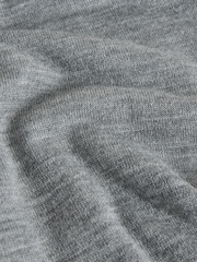 The Set Crew Neck Long Sleeve Merino Jumper Grey - Image 7 of 8