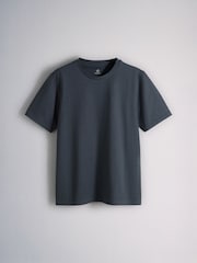 The Set Single Supima Cotton T-Shirt Navy - Image 2 of 6