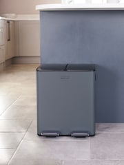 Charles Bentley Grey 30L Double Compartment Kitchen 30 Litre 15L - Image 2 of 6