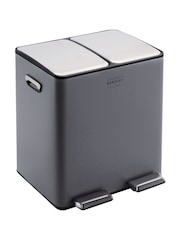 Charles Bentley Grey 30L Double Compartment Kitchen 30 Litre 15L - Image 3 of 6