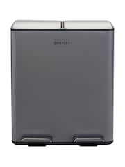 Charles Bentley Grey 30L Double Compartment Kitchen 30 Litre 15L - Image 4 of 6