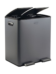 Charles Bentley Grey 30L Double Compartment Kitchen 30 Litre 15L - Image 5 of 6