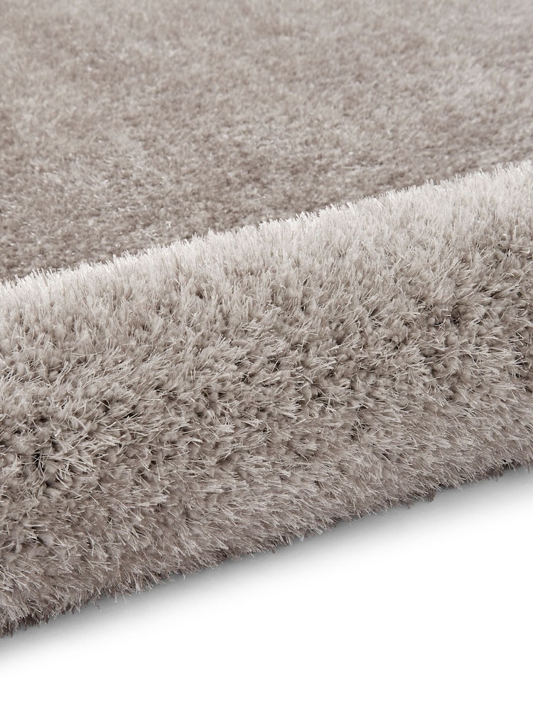 Think Rugs Silver Lux Shaggy Plain Shaggy Rug - Image 6 of 6