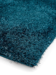 Think Rugs Dark Green Lux Shaggy Plain Shaggy Rug - Image 5 of 6