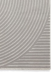 Think Rugs Grey Flores 1924 Modern Rug - Image 4 of 6