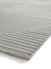 Think Rugs Grey Flores 1924 Modern Rug - Image 5 of 6