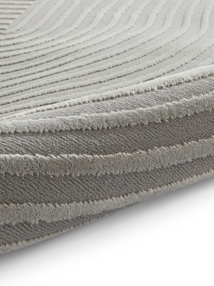 Think Rugs Grey Flores 1924 Modern Rug - Image 6 of 6