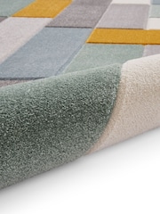 Think Rugs Multi Matrix E7918 Modern Geometric Rug - Image 6 of 6