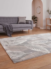 Think Rugs Grey Flores 1925 Botanical Rug - Image 2 of 6