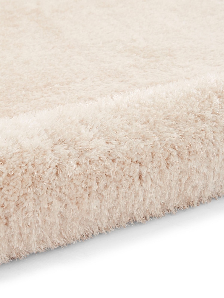 Think Rugs Cream Lux Shaggy Plain Shaggy Rug - Image 6 of 6