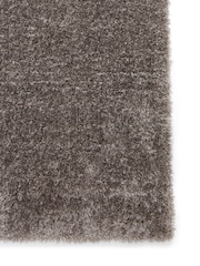 Think Rugs Charcoal Lux Shaggy Plain Shaggy Rug - Image 4 of 6