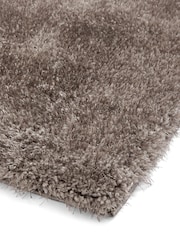 Think Rugs Charcoal Lux Shaggy Plain Shaggy Rug - Image 5 of 6