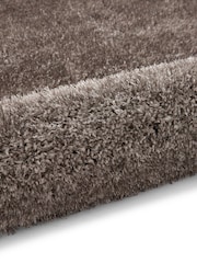 Think Rugs Charcoal Lux Shaggy Plain Shaggy Rug - Image 6 of 6