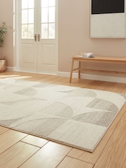 Think Rugs Beige Elio 66747 Modern Abstract Rug - Image 2 of 6