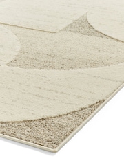 Think Rugs Beige Elio 66747 Modern Abstract Rug - Image 5 of 6