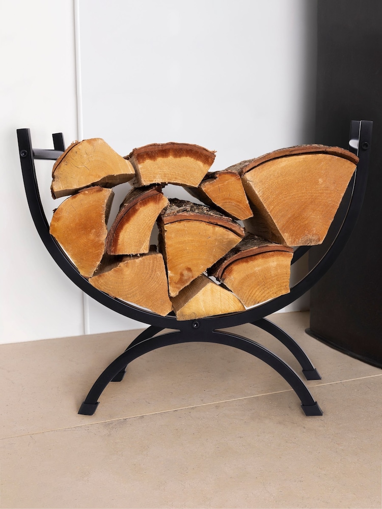 Snug Black Rosewood Small Log Holder - Image 1 of 6