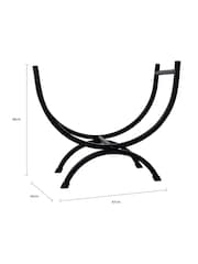 Snug Black Rosewood Small Log Holder - Image 6 of 6