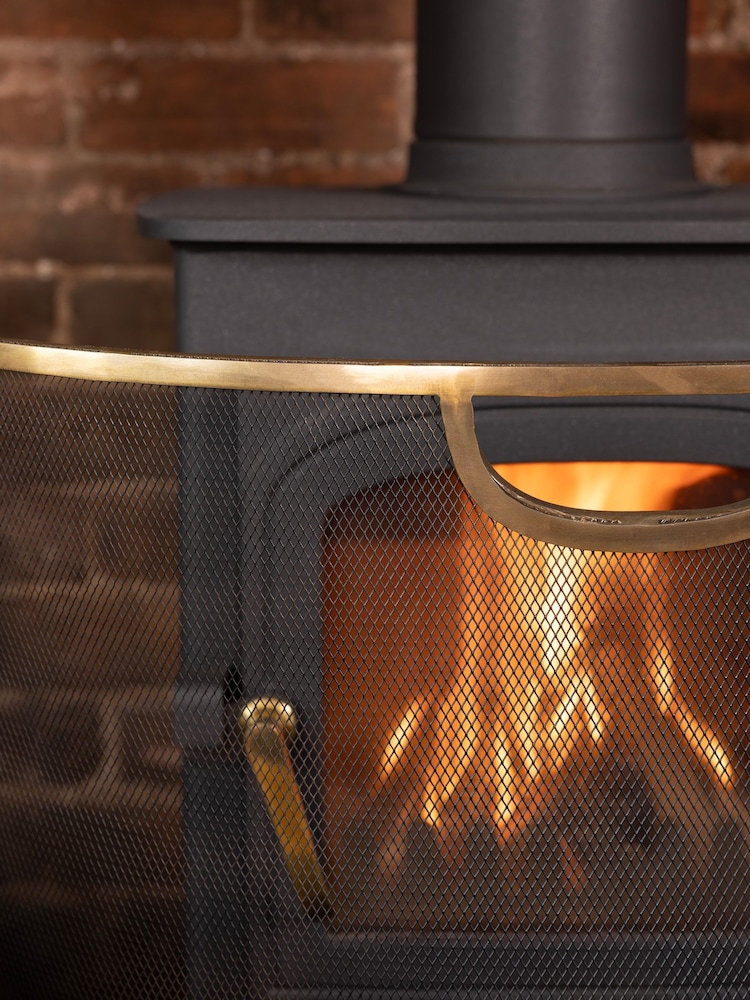 Snug Brass Eucalyptus Fireguard - Image 2 of 6