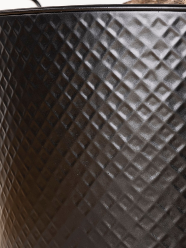 Snug Black Large Willow Fireside Log Bucket - Image 6 of 6