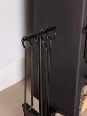 Snug Black Redwood Fireside Companion Set - Image 2 of 6