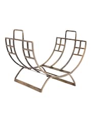 Snug Brass Folding Log Holder - Image 4 of 6