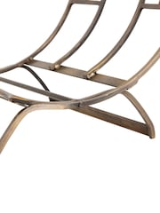 Snug Brass Folding Log Holder - Image 5 of 6