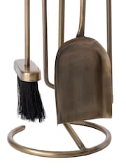 Snug Brass Cedar Fireside Companion Set - Image 5 of 6