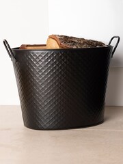 Snug Black Palm Fireside Companion Set - Image 3 of 6