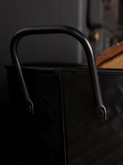 Snug Black Palm Fireside Companion Set - Image 4 of 6