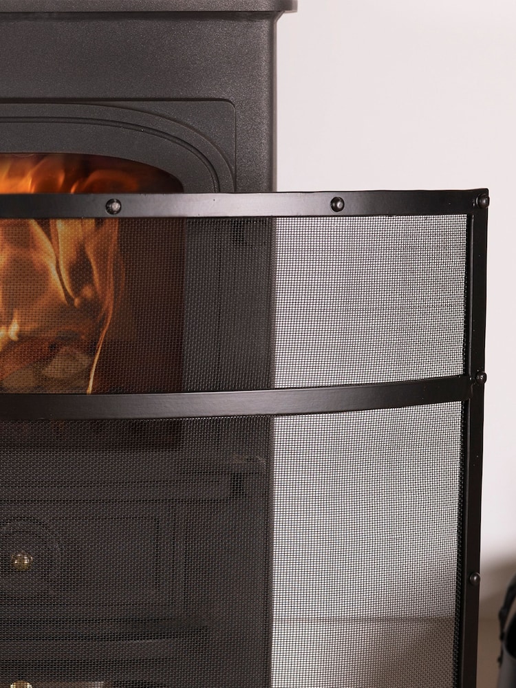 Snug Black Hornbeam Fireguard - Image 2 of 6 Snug Black Hornbeam Fireguard - Image 2 of 6