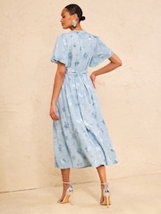 Hellblau - Love & Roses Lace Midaxi Tea Dress - Bild 3 von 4