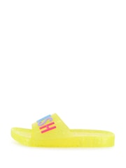 Billieblush Logo Slide Yellow Sandals - Image 2 of 9