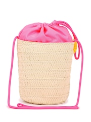 Billieblush Pink Handbag With Pom Pom Detail - Image 2 of 5