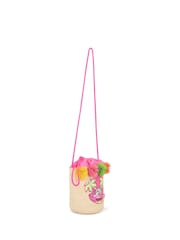 Billieblush Pink Handbag With Pom Pom Detail - Image 3 of 5