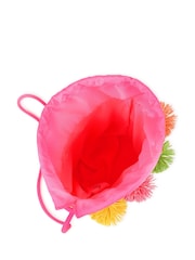 Billieblush Pink Handbag With Pom Pom Detail - Image 4 of 5