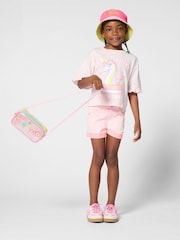 Billieblush Short Sleeve Unicorn Graphic Print T-Shirt - Image 1 of 4