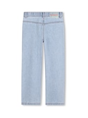 Billieblush Denim Blue Jeans With Floral Pockets - Image 3 of 4