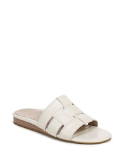 Vionic Cream Glendora Regular Fit Arch Support Slides - Image 1 of 7