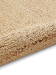 Think Rugs Natural Savannah Jute Scallop Natural Rug - Image 6 of 6
