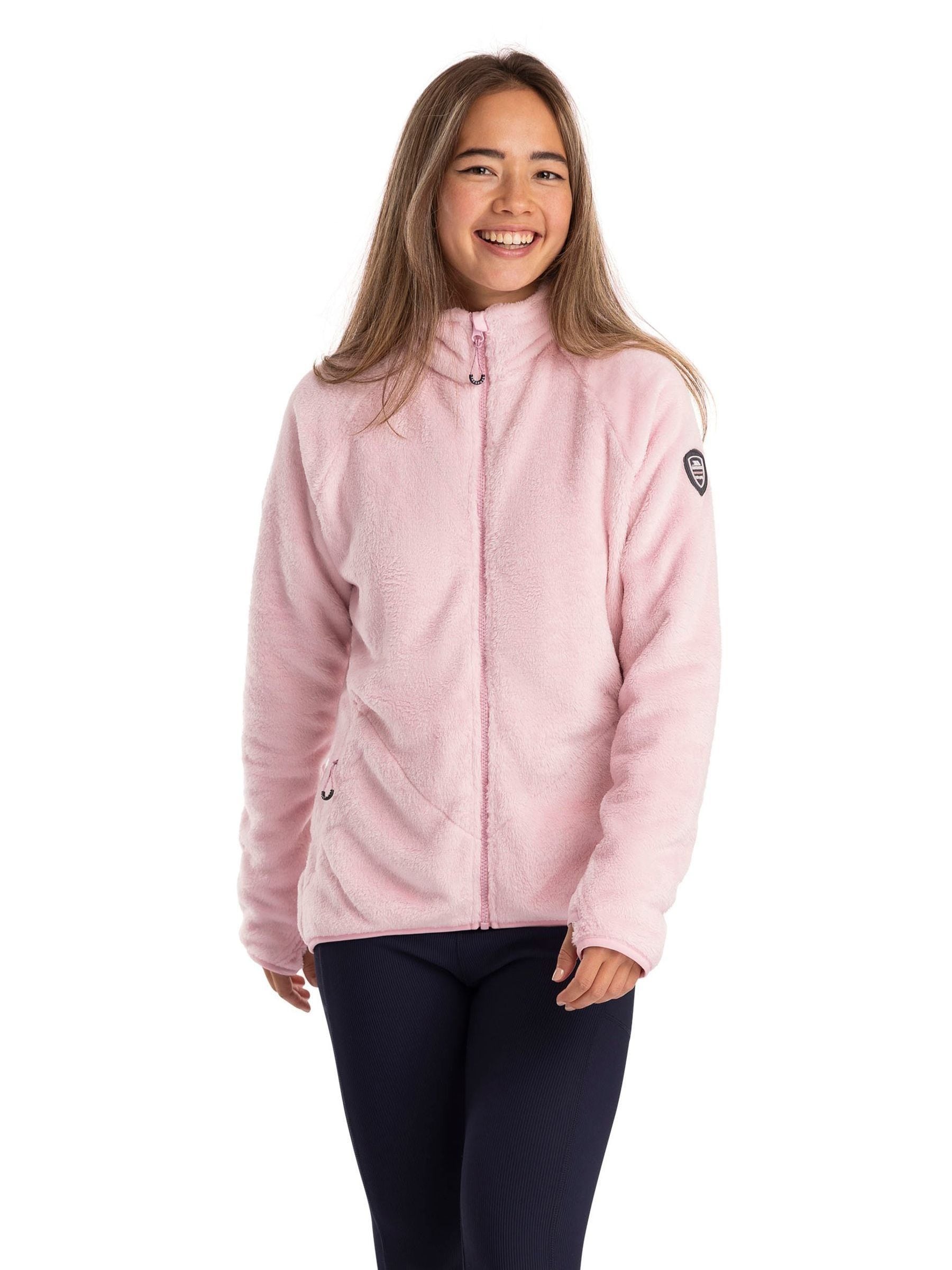 Trespass Womens Soft Furry Fleece Jacket Telltale - Image 4