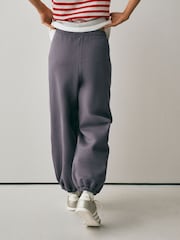 Charcoal Grey Cuffed Balloon Joggers - Image 5 of 8