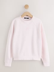 Pink Crew Neck Logo Sweatshirt - Image 6 of 8