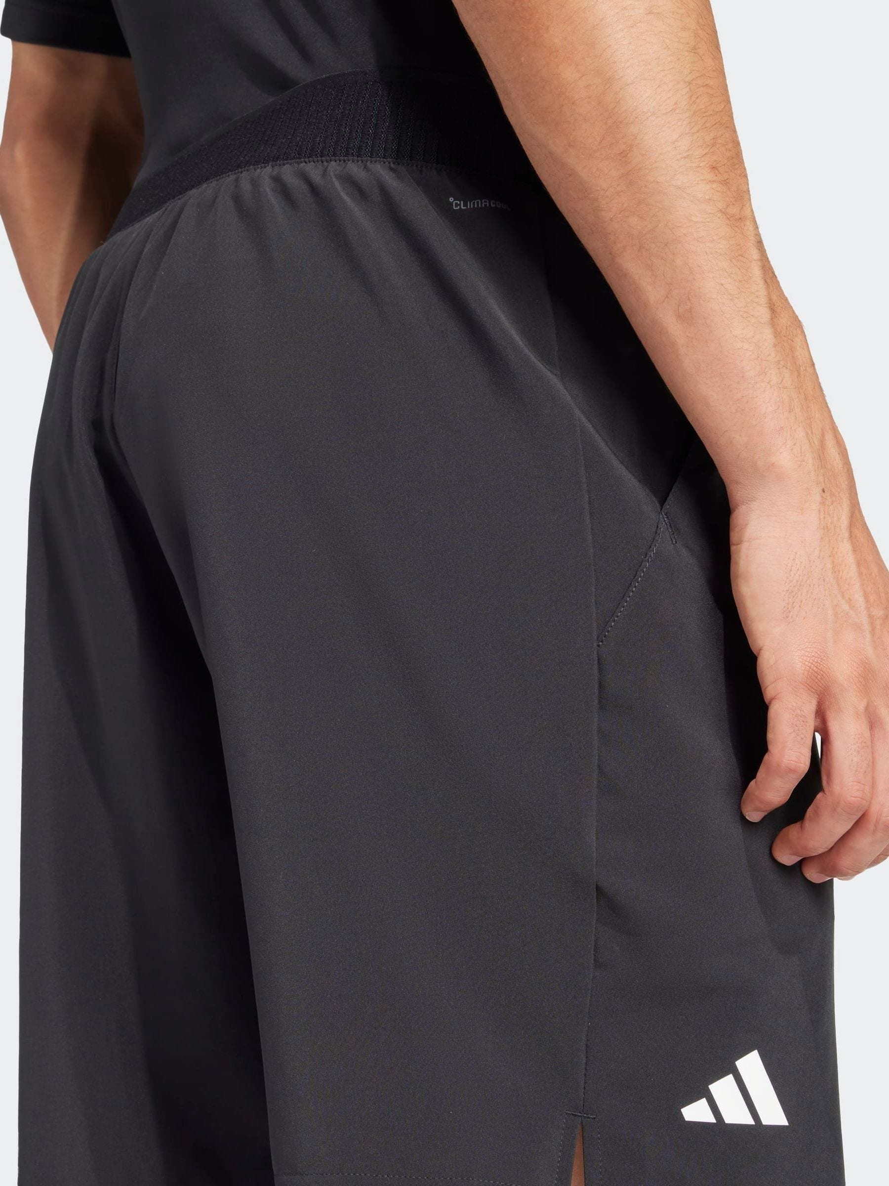 Buy adidas Black Club Tennis Climacool Stretch Woven 7 Inch Shorts