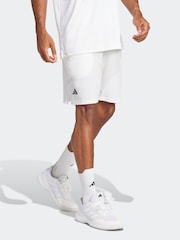 adidas White Club Tennis Climacool Stretch Woven 9 Inch Shorts - Image 3 of 6