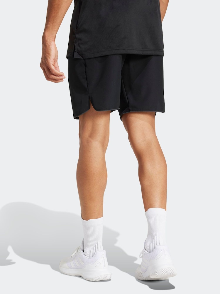 adidas Black Club Tennis Climacool Shorts - Image 2 of 6 adidas Black Club Tennis Climacool Shorts - Image 2 of 6