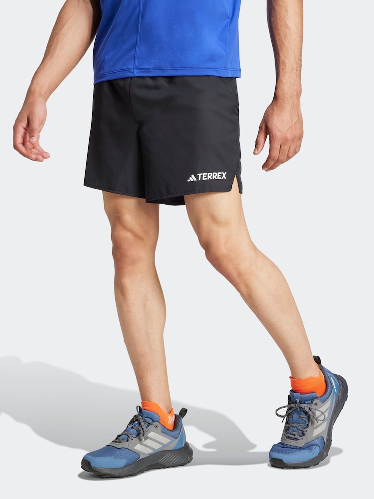 adidas Terrex Black Multi Light 5 Inch Shorts - Image 1 of 7 adidas Terrex Black Multi Light 5 Inch Shorts - Image 1 of 7