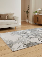 Think Rugs Silver Tidal TL68C Modern Abstract Rug - Image 2 of 6