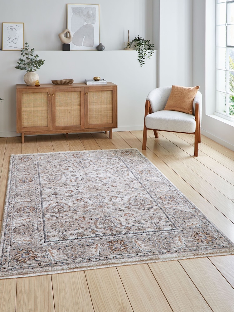 Think Rugs Beige Vintage 35027 Vintage Rug - Image 1 of 6 Think Rugs Beige Vintage 35027 Vintage Rug - Image 1 of 6